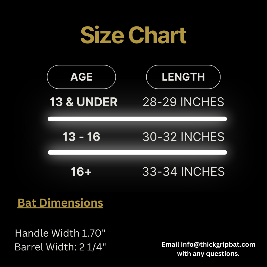 Thick Grip Adult Bat by Stinger