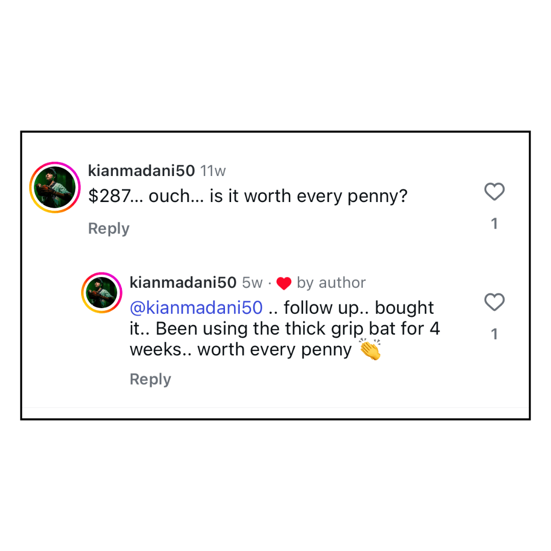 Thick Grip Adult Bat by Stinger